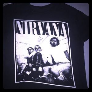 Nirvana 100% cotton tee licensed